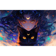 Load image into Gallery viewer, Diamond Painting - Full Round - Cartoon girl (60*40CM)