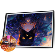 Load image into Gallery viewer, Diamond Painting - Full Round - Cartoon girl (60*40CM)
