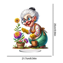 Load image into Gallery viewer, Acrylic Special Shaped Grandma Leisure Time Diamond Painting Desktop Decorations