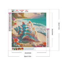 Load image into Gallery viewer, Diamond Painting - Full Round - Colorful Shells on the Beach (30*30CM)