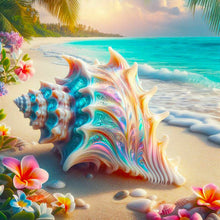 Load image into Gallery viewer, Diamond Painting - Full Round - Colorful Shells on the Beach (30*30CM)