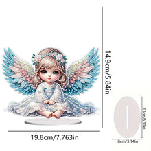 Load image into Gallery viewer, Angel Girl Diamond Painting Tabletop Ornaments Kit 5D DIY Diamond Art Decors