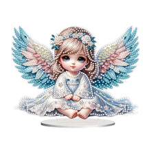 Load image into Gallery viewer, Angel Girl Diamond Painting Tabletop Ornaments Kit 5D DIY Diamond Art Decors