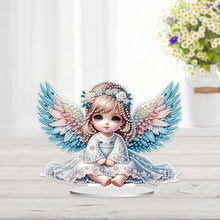 Load image into Gallery viewer, Angel Girl Diamond Painting Tabletop Ornaments Kit 5D DIY Diamond Art Decors