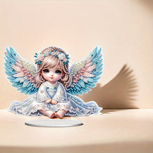 Load image into Gallery viewer, Angel Girl Diamond Painting Tabletop Ornaments Kit 5D DIY Diamond Art Decors
