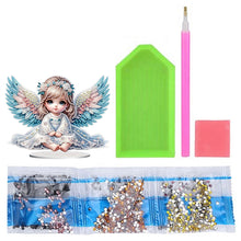 Load image into Gallery viewer, Angel Girl Diamond Painting Tabletop Ornaments Kit 5D DIY Diamond Art Decors