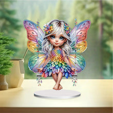Load image into Gallery viewer, Angel Girl Diamond Painting Tabletop Ornaments Kit 5D DIY Diamond Art Decors