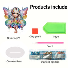 Load image into Gallery viewer, Angel Girl Diamond Painting Tabletop Ornaments Kit 5D DIY Diamond Art Decors