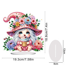 Load image into Gallery viewer, Flower Girl Diamond Painting Tabletop Ornaments Kit 5D DIY Diamond Art Decors
