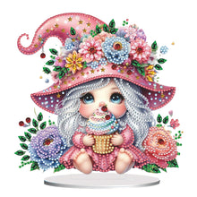 Load image into Gallery viewer, Flower Girl Diamond Painting Tabletop Ornaments Kit 5D DIY Diamond Art Decors