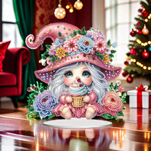 Load image into Gallery viewer, Flower Girl Diamond Painting Tabletop Ornaments Kit 5D DIY Diamond Art Decors