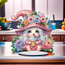 Load image into Gallery viewer, Flower Girl Diamond Painting Tabletop Ornaments Kit 5D DIY Diamond Art Decors