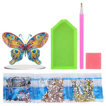 Load image into Gallery viewer, Butterfly Tabletop Diamond Art Kits Diamond Painting Desktop Ornaments