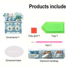 Load image into Gallery viewer, Cupboard Tabletop Diamond Art Kits DIY Diamond Painting Desktop Ornaments