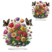 Load image into Gallery viewer, Acrylic Special Shape Bouquet Diamond Painting Desktop Ornaments for Home