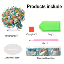 Load image into Gallery viewer, Acrylic Special Shaped Flower 5D DIY Diamond Art Tabletop Decorations for Adults