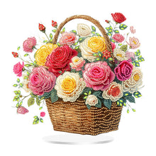 Load image into Gallery viewer, Acrylic Special Shaped Rose Basket DIY Table Top Diamond Painting Ornament Kits