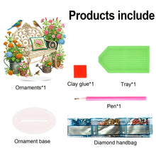 Load image into Gallery viewer, Acrylic Special Shaped Garden Lounge Chair Table Top Diamond Painting Ornament