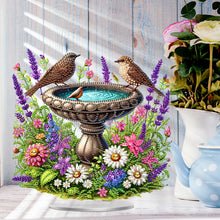 Load image into Gallery viewer, Acrylic Special Shaped Garden Pond DIY Table Top Diamond Painting Ornament Kits