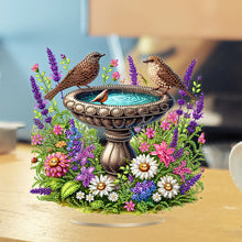 Load image into Gallery viewer, Acrylic Special Shaped Garden Pond DIY Table Top Diamond Painting Ornament Kits