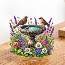 Load image into Gallery viewer, Acrylic Special Shaped Garden Pond DIY Table Top Diamond Painting Ornament Kits