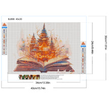 Load image into Gallery viewer, Diamond Painting - Full Round - Book Castle (30*40CM)