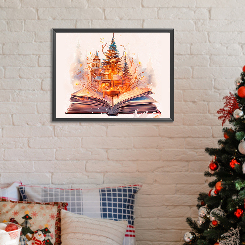 Diamond Painting - Full Round - Book Castle (30*40CM)