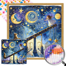 Load image into Gallery viewer, AB Diamond Painting - Full Round - Starry sky playground child (30*30CM)
