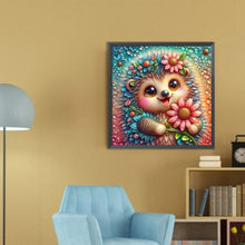 Load image into Gallery viewer, AB Diamond Painting - Full Round - Cute hedgehog (30*30CM)