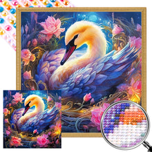 Load image into Gallery viewer, AB Diamond Painting - Full Round - Swan (30*30CM)