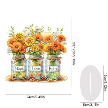 Load image into Gallery viewer, Acrylic Special Shape Flowers Diamond Painting Desktop Ornaments for Office