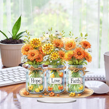 Load image into Gallery viewer, Acrylic Special Shape Flowers Diamond Painting Desktop Ornaments for Office