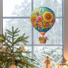 Load image into Gallery viewer, Flower Hot Air Balloon Diamond Art Pendant 5D DIY Diamond Painting Dots Pendant