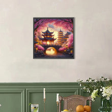 Load image into Gallery viewer, AB Diamond Painting - Full Round - Small bridge and pavilion (40*40CM)