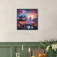 Load image into Gallery viewer, AB Diamond Painting - Full Round - Small bridge and pavilion (40*40CM)