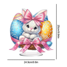 Load image into Gallery viewer, Acrylic Special Shaped Easter Bunny Eggs Diamond Painting Tabletop Ornaments Kit