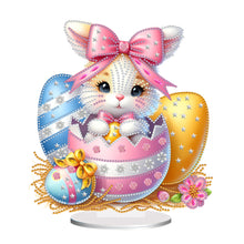 Load image into Gallery viewer, Acrylic Special Shaped Easter Bunny Eggs Diamond Painting Tabletop Ornaments Kit