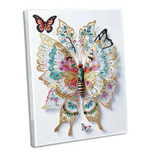 Load image into Gallery viewer, Diamond Embroidery Notebook 60 Pages for Home Office Art Drawing (Butterfly 1)