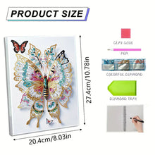 Load image into Gallery viewer, Diamond Embroidery Notebook 60 Pages for Home Office Art Drawing (Butterfly 1)