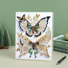 Load image into Gallery viewer, Diamond Embroidery Notebook 60 Pages for Home Office Art Drawing (Butterfly 2)
