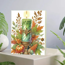 Load image into Gallery viewer, Diamond Embroidery Notebook 60 Pages for Home Office Art Drawing (Candle)
