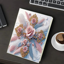 Load image into Gallery viewer, Diamond Embroidery Notebook 60 Pages for Home Office Art Drawing (Cross)