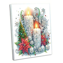 Load image into Gallery viewer, Diamond Embroidery Notebook 60 Pages for Home Office Art Drawing (Candle)
