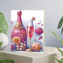 Load image into Gallery viewer, Diamond Embroidery Notebook 60 Pages for Home Office Art Drawing (Wine)