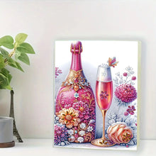 Load image into Gallery viewer, Diamond Embroidery Notebook 60 Pages for Home Office Art Drawing (Wine)