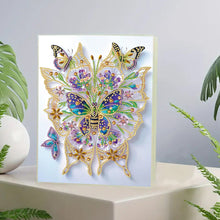 Load image into Gallery viewer, Diamond Embroidery Notebook 60 Pages for Home Office Art Drawing (Butterfly 3)