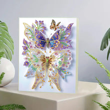 Load image into Gallery viewer, Diamond Embroidery Notebook 60 Pages for Home Office Art Drawing (Butterfly 4)