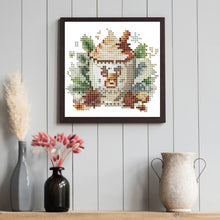 Load image into Gallery viewer, 12pcs Mini Diamond Painting Set - Full Round - Christmas cocoa coffee (15*15CM)