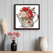 Load image into Gallery viewer, 12pcs Mini Diamond Painting Set - Full Round - lover flowers (15*15CM)