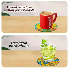 Load image into Gallery viewer, 6Pcs Wooden Animals DIY Coaster Diamond Dot Kits for Adults Beginners